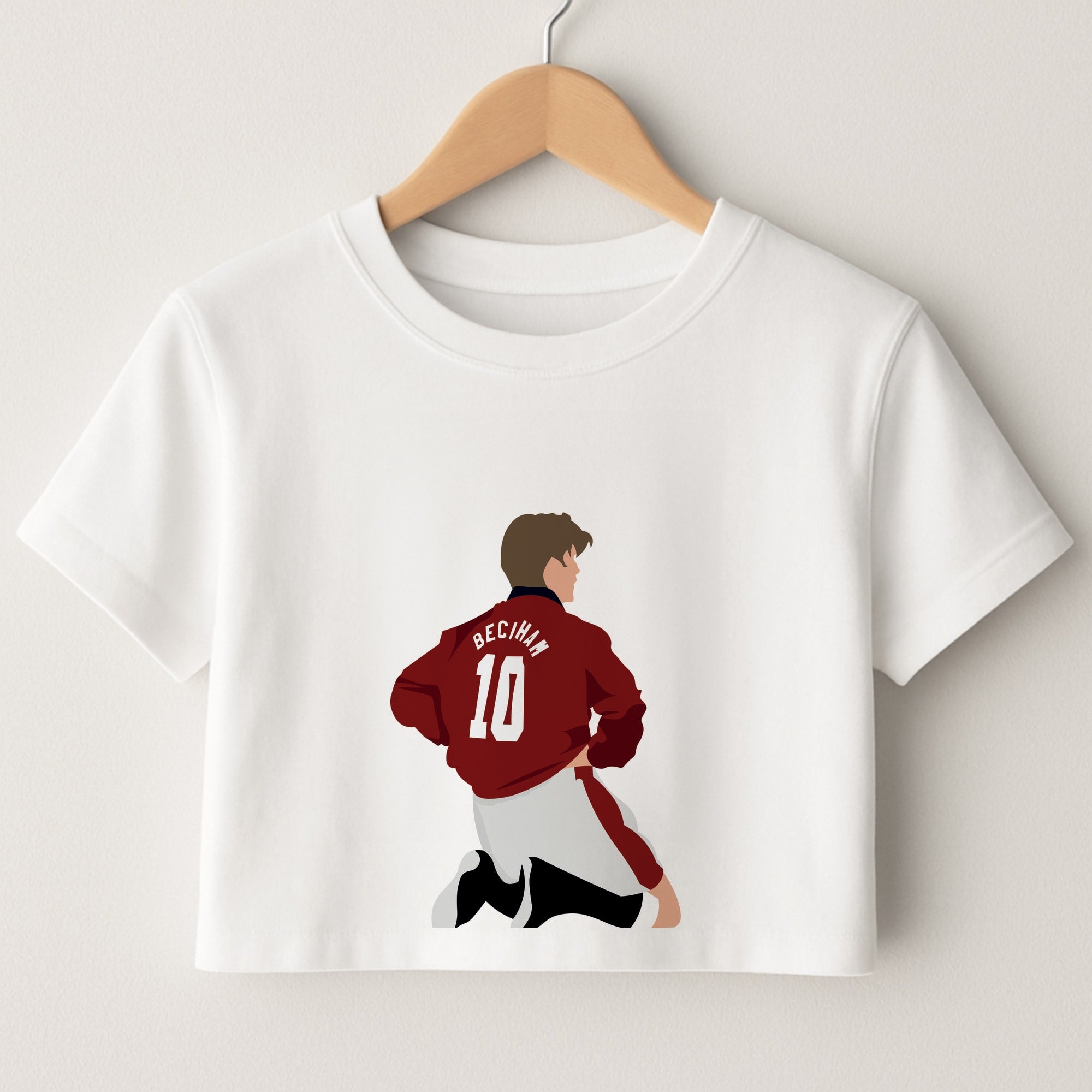 Beckham - Football Crop Top