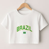 Brazil Team Kit Crop Top