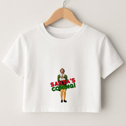 Buddy The Elf - Santa's Coming! Crop Top