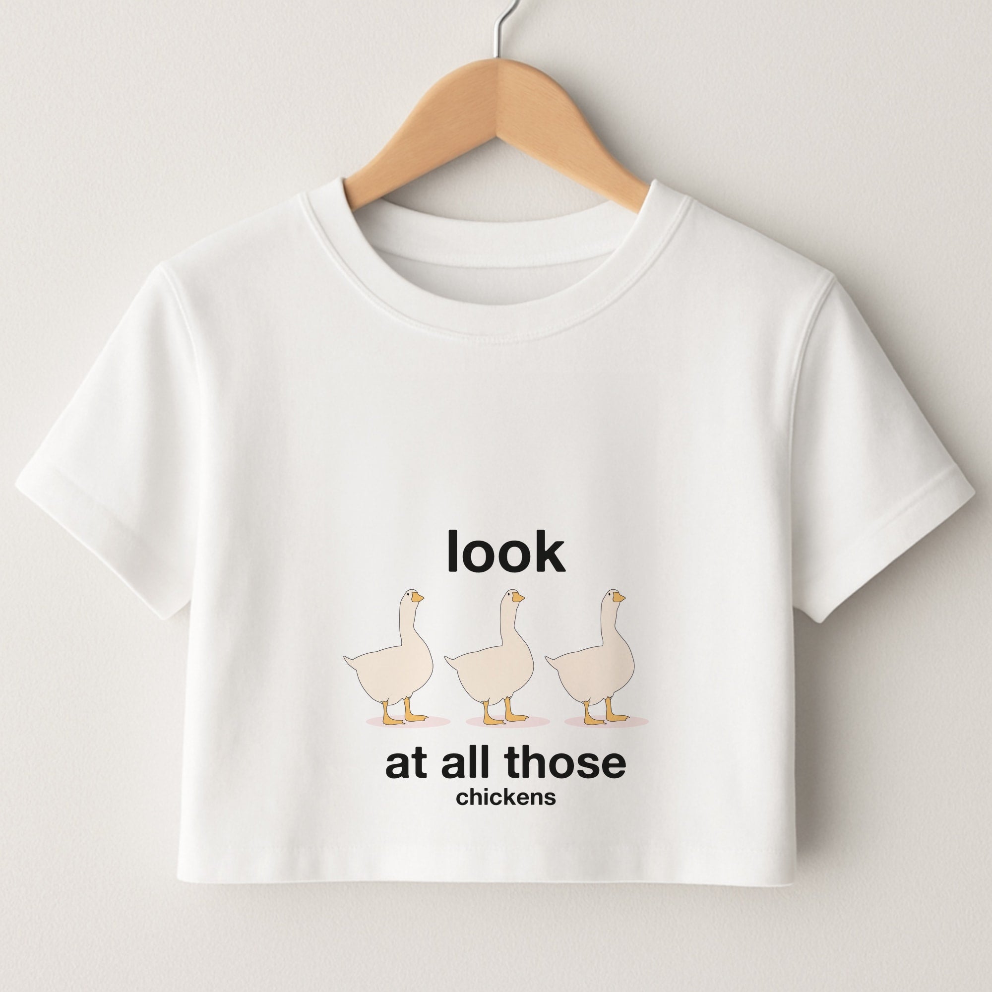 Look At All Those Chickens - Memes Crop Top