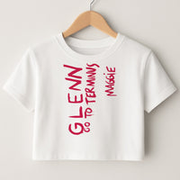 Message For Glenn - TWD Crop Top