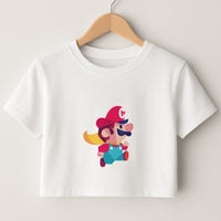 Running Mario - Mario Crop Top