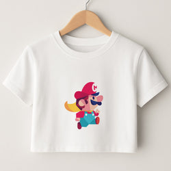 Running Mario - Mario Crop Top