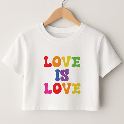 Love Is Love - Pride Crop Top