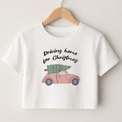 Driving Home For Christmas - Christmas Songs Crop Top