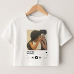 Album Cover - Personalised Couples Crop Top