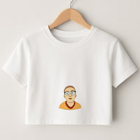 Know-It-All - Polar Christmas Crop Top