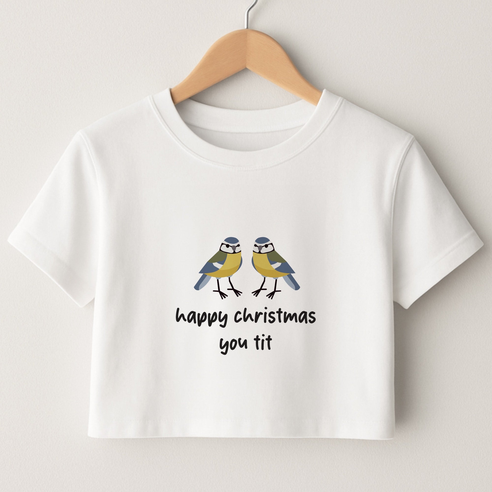 Happy Christmas You Tit - Christmas Crop Top