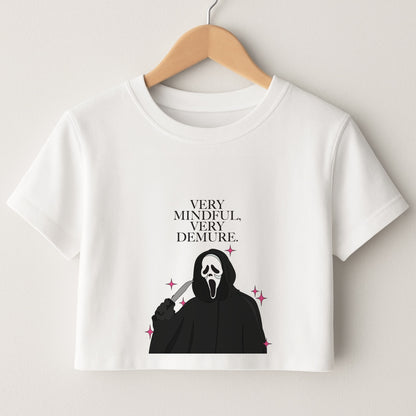 Very Mindful, Very Demure Crop Top