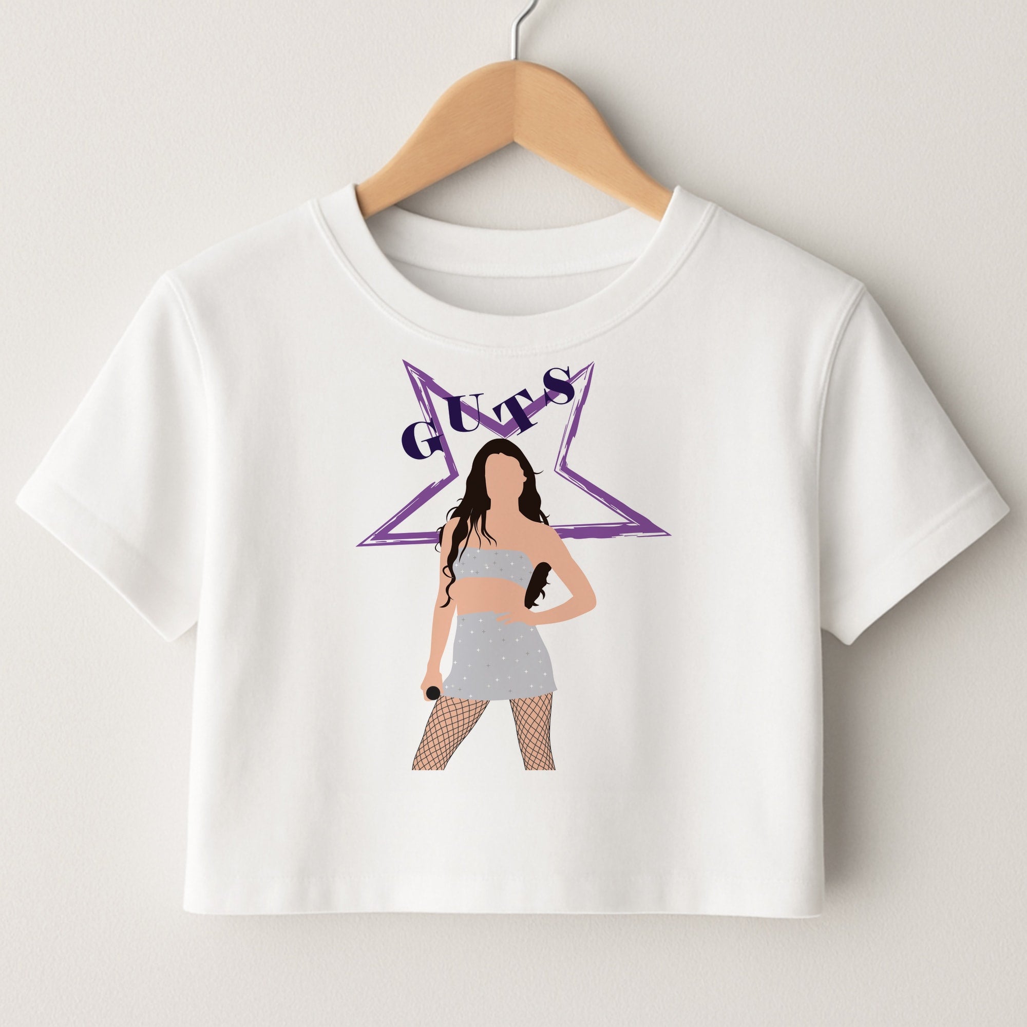 Dark Purple Olivia Crop Top