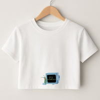 Plankton And Karen Crop Top