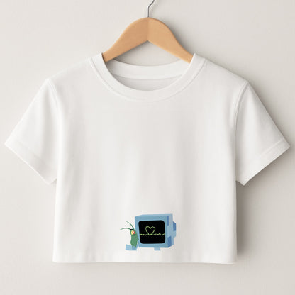Plankton And Karen Crop Top