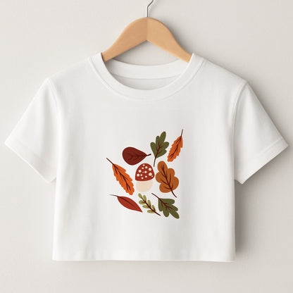 Autumn Pattern Crop Top