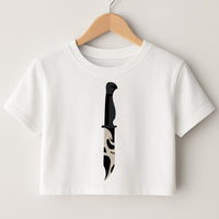 Ghostface Dagger - Scream Crop Top