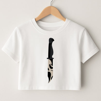 Ghostface Dagger - Scream Crop Top