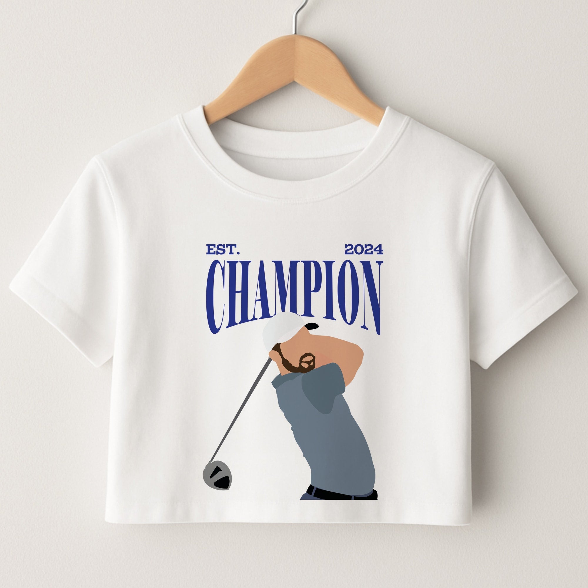 Schauffele Champion 2024 Crop Top