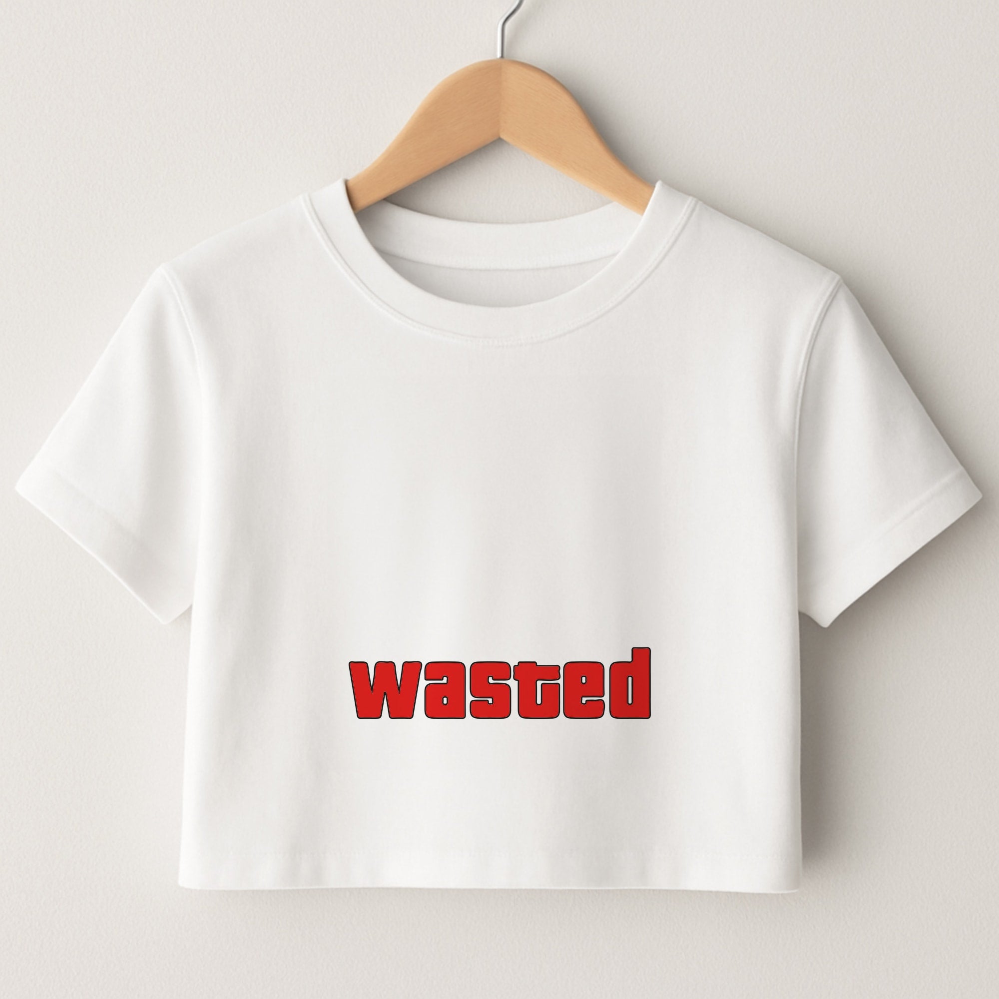 Wasted - Video Game Crop Top
