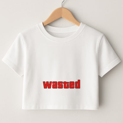 Wasted - Video Game Crop Top