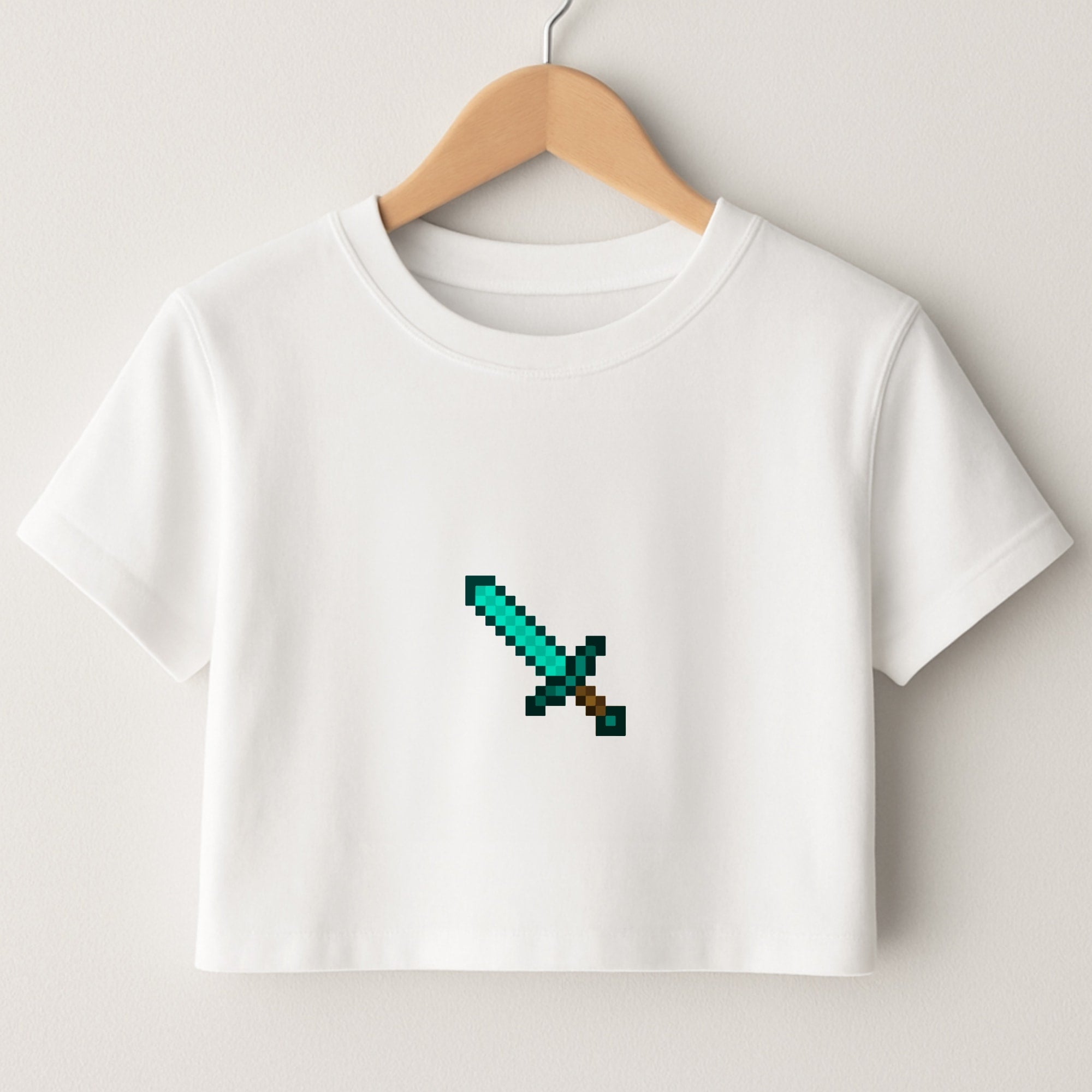 Diamond Sword - Mining Crop Top