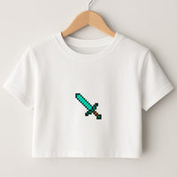 Diamond Sword - Mining Crop Top