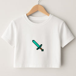 Diamond Sword - Mining Crop Top