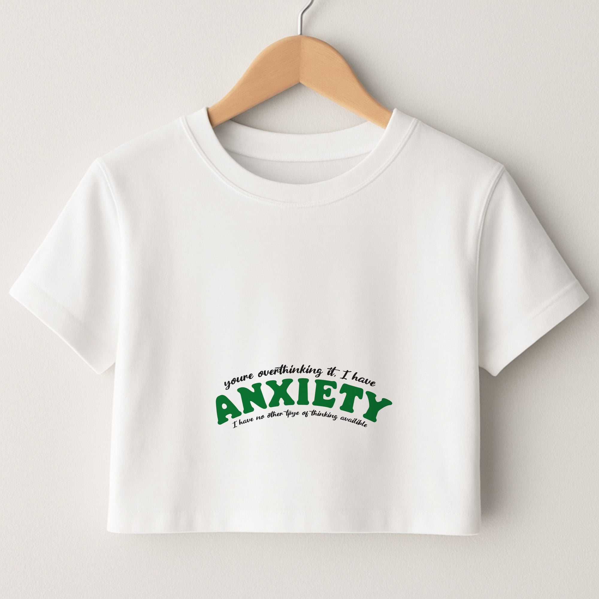 You're Overthinking It Crop Top