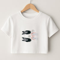 Hi - Heart TV Crop Top