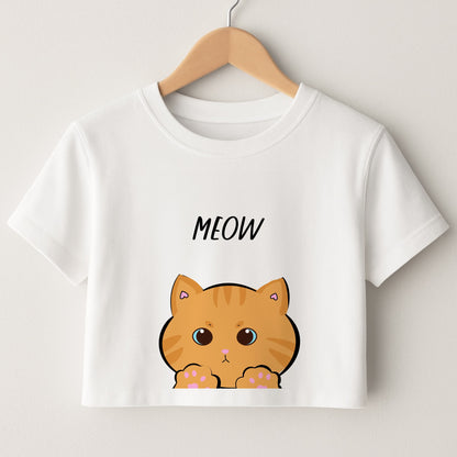 Ginger Cat - Cats Crop Top