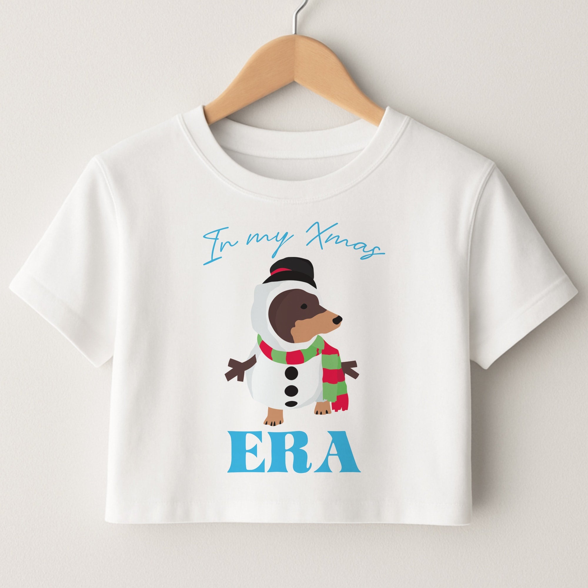 It's My Xmas Era Dog Crop Top