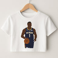 Williamson - Basketball Crop Top