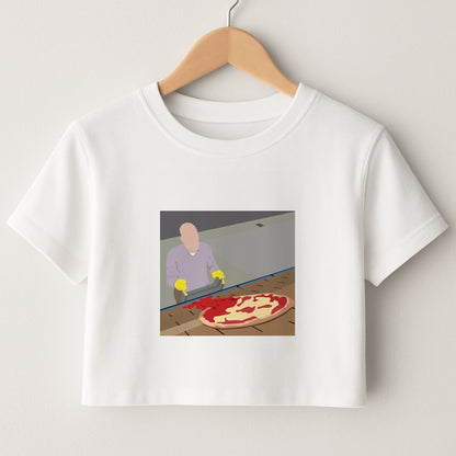 Pizza On The Roof Crop Top