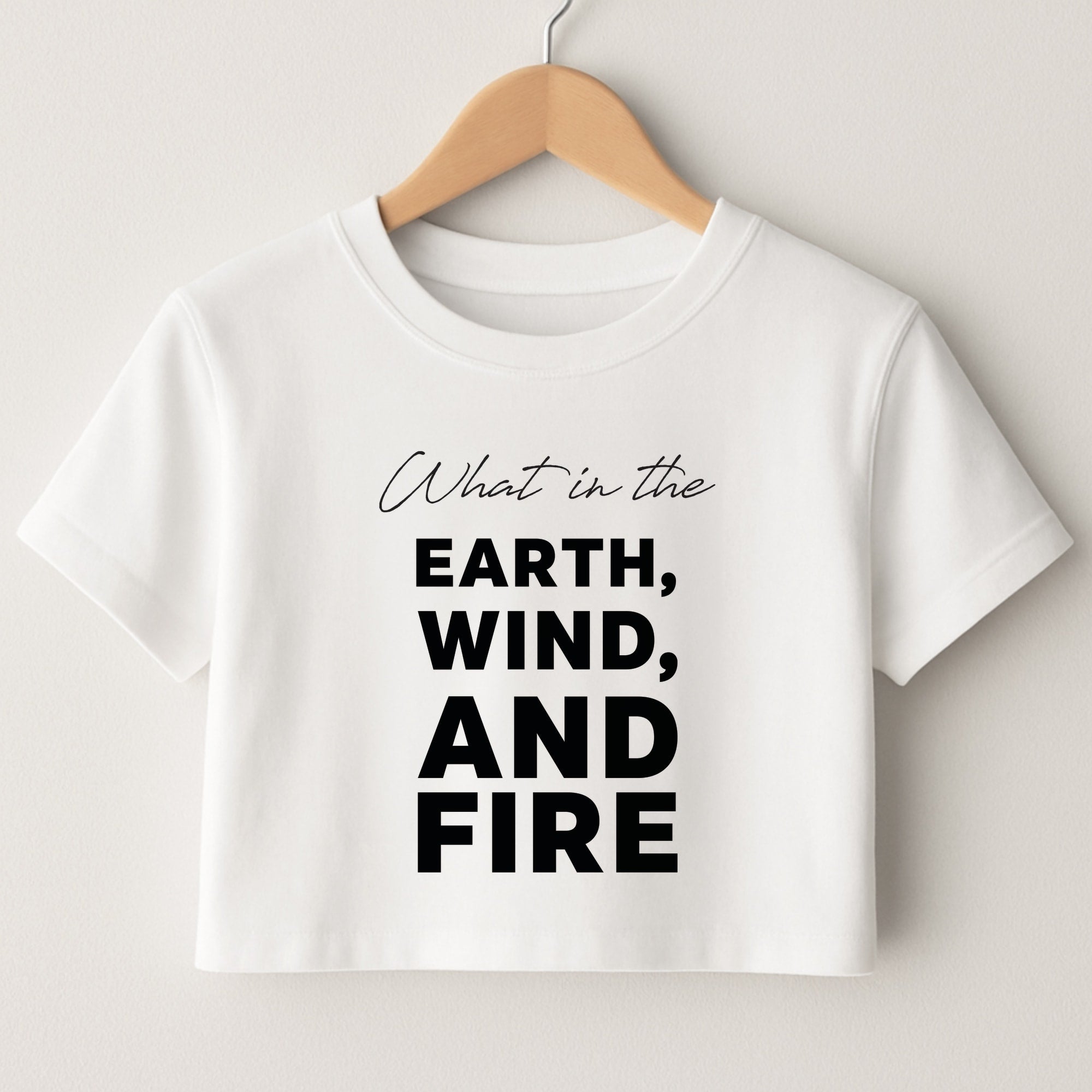 What In The Earth, Wind And Fire Crop Top