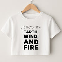 What In The Earth, Wind And Fire Crop Top
