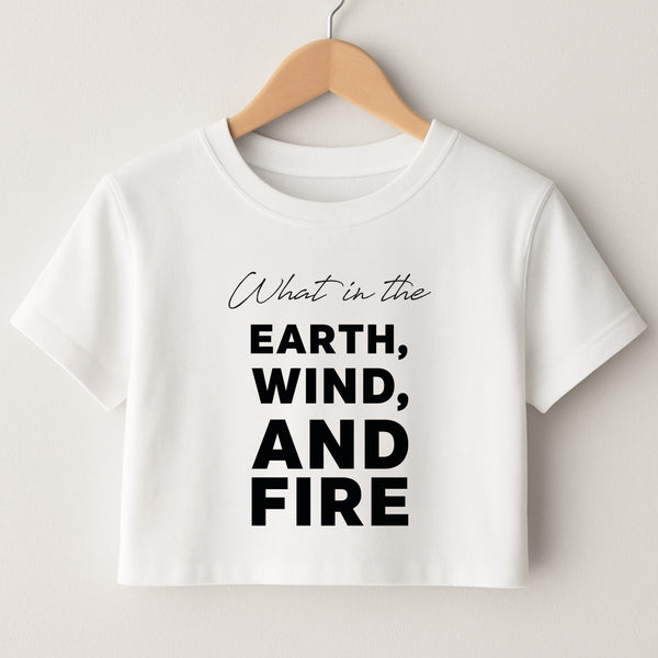 What In The Earth, Wind And Fire Crop Top