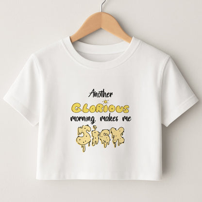 Another Glorious Morning Makes Me Sick - Hocus Halloween Crop Top