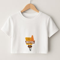 Cozy Cone Motel - Cars Crop Top