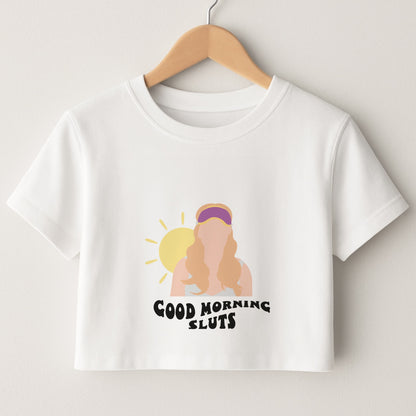 Good Morning - Halloween Queens Crop Top