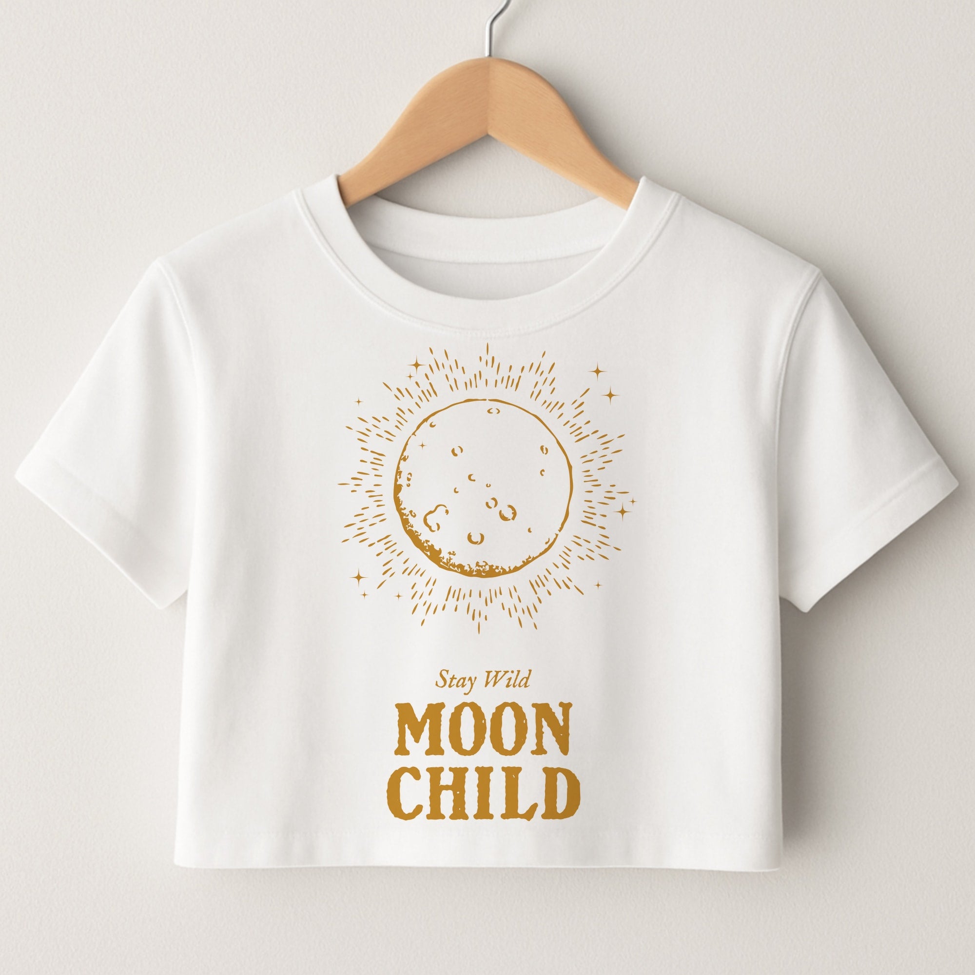 Stay Wild, Moon Child Crop Top
