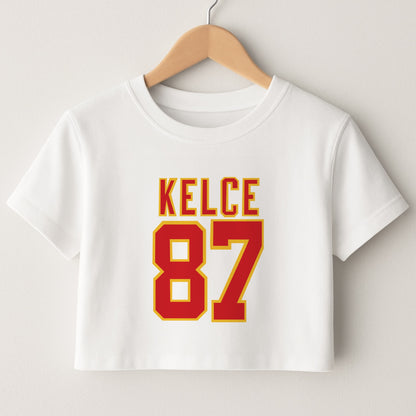 Kelce 87 - Travis Crop Top