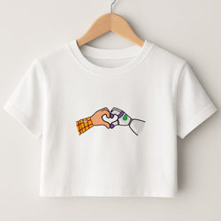 Woody And Buzz Love Crop Top
