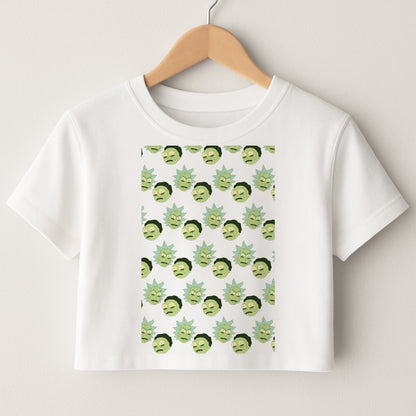 R&M Pattern Crop Top