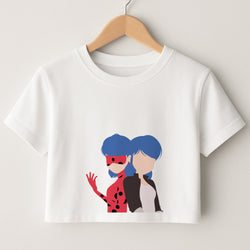 Marinette And Ladybug Crop Top
