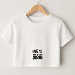 I've Been To The Year 3000 - Bust Band Crop Top