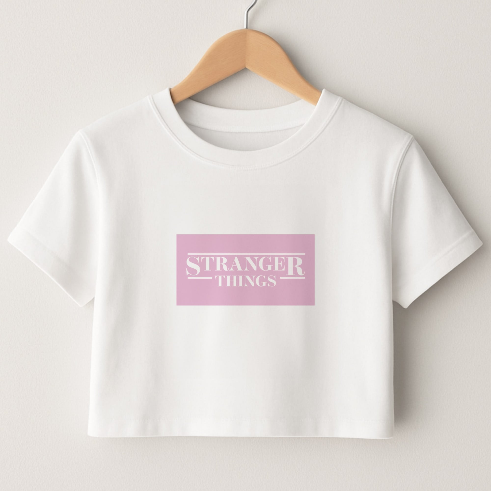 Pink Galaxy Stranger Crop Top