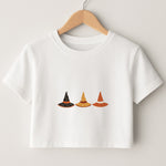 Halloween Pattern 19 Crop Top