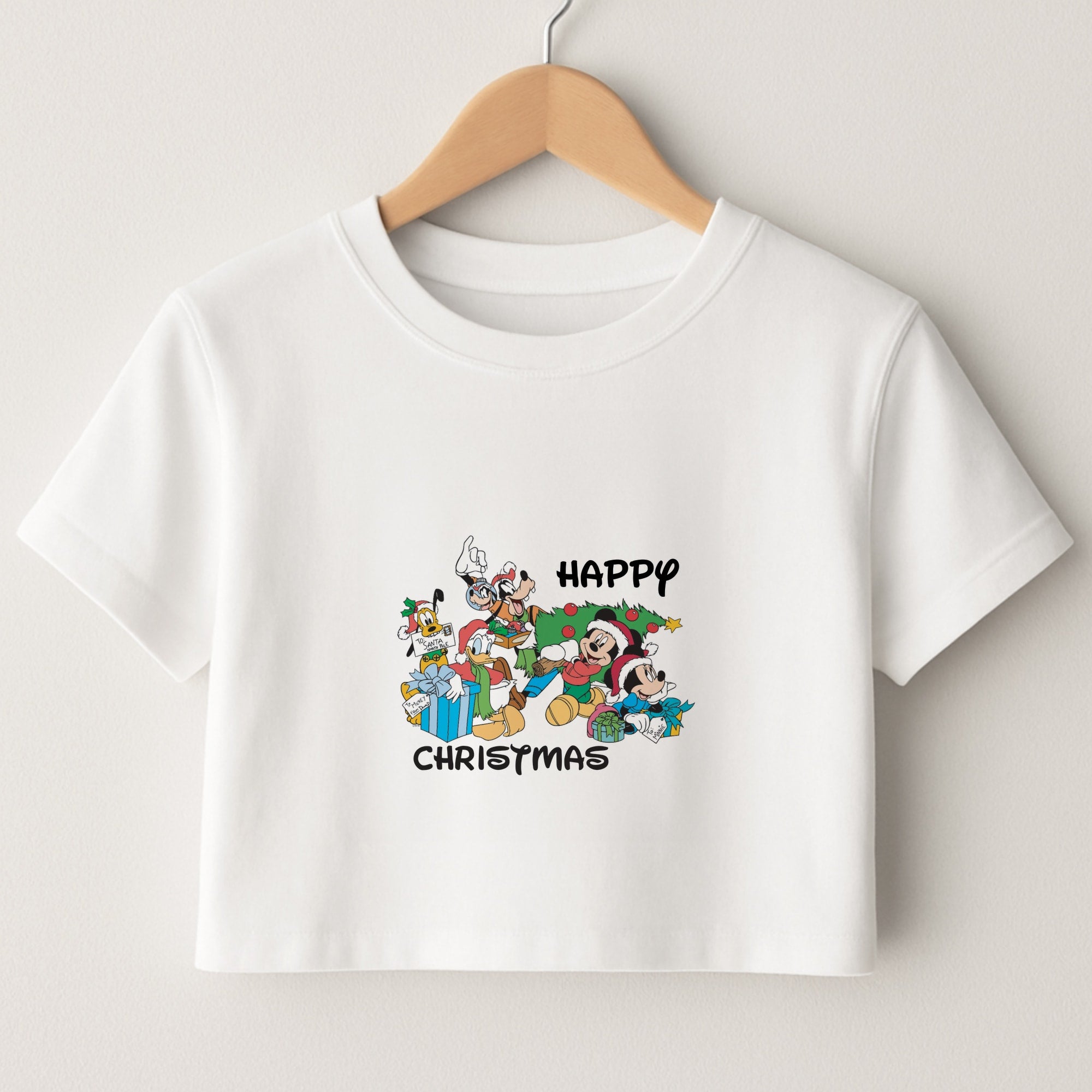 Fairytale Happy Christmas Crop Top