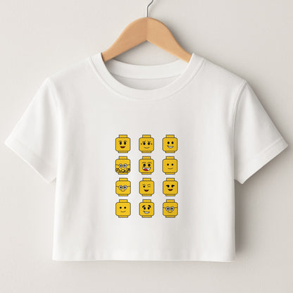 Characters - Bricks Crop Top