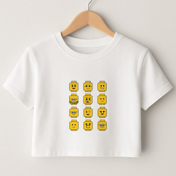 Characters - Bricks Crop Top