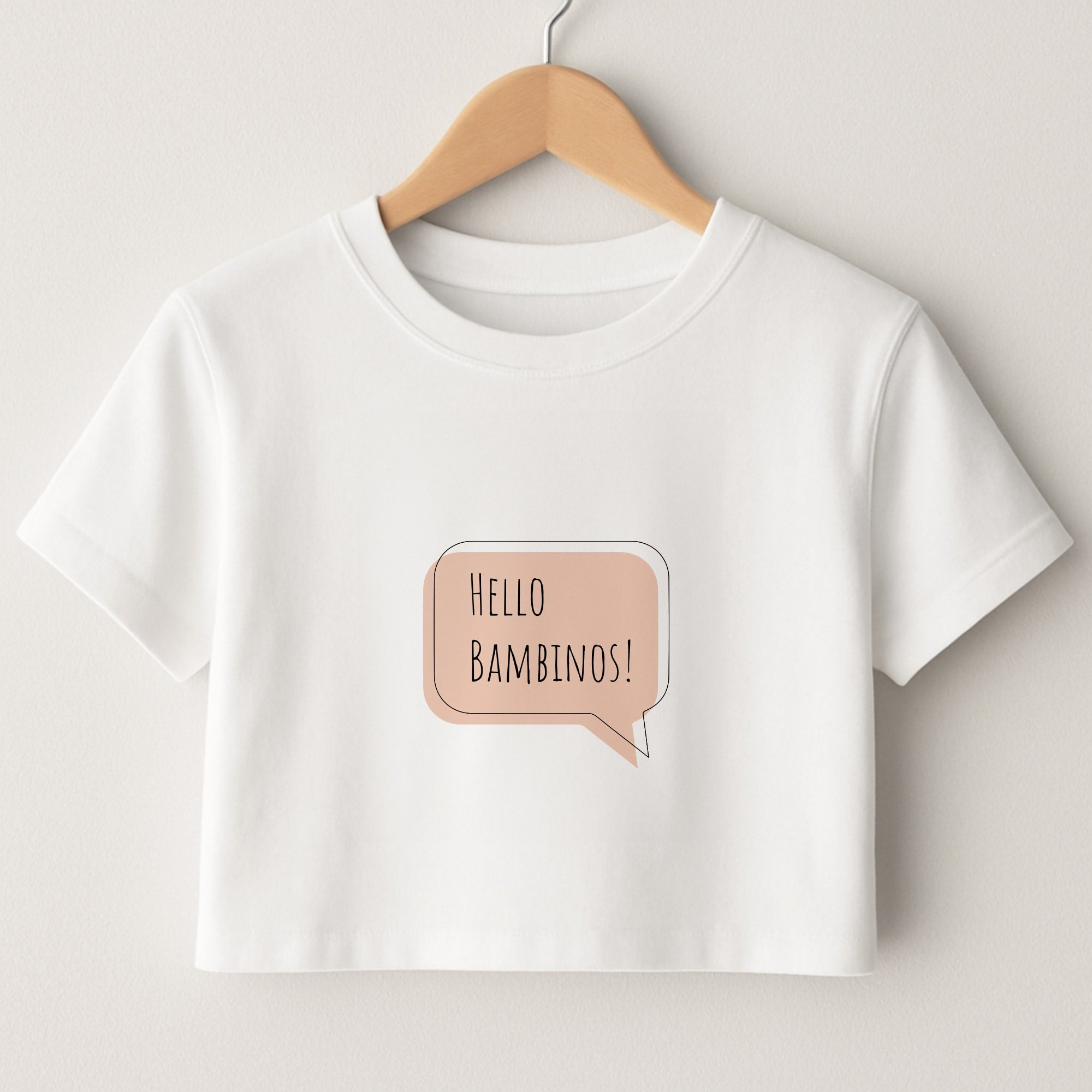 Hello Bambinos - FND Crop Top