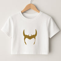 The Horned Helmet Crop Top